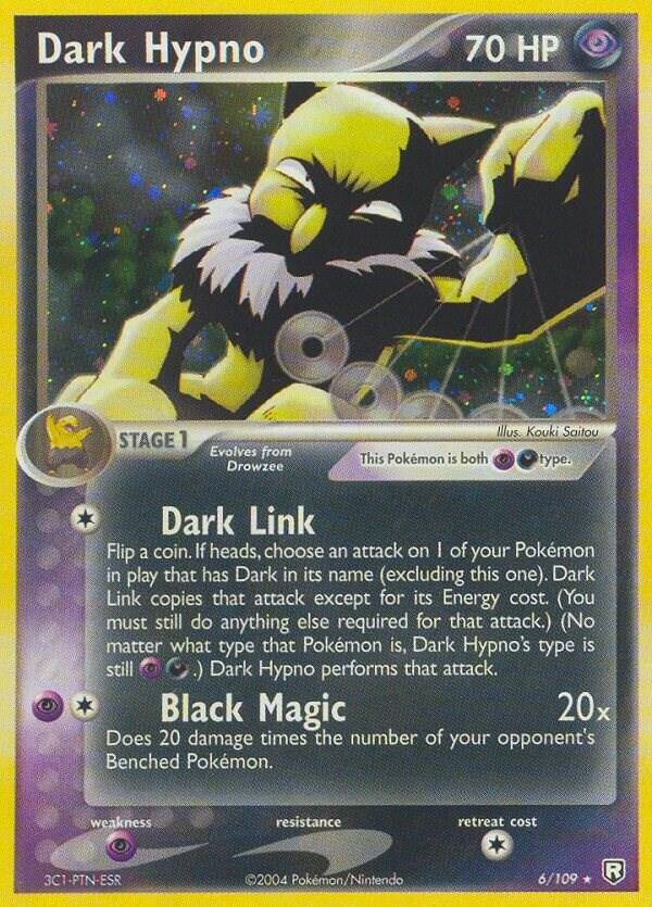 Dark Hypno 6/109 Holofoil Team Rocket Returns Dark Hypno 6/109 Holofoil Team Rocket Returns
