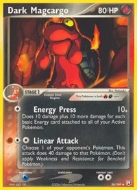 Dark Magcargo | 38/109 | Reverse Holofoil | Team Rocket Returns