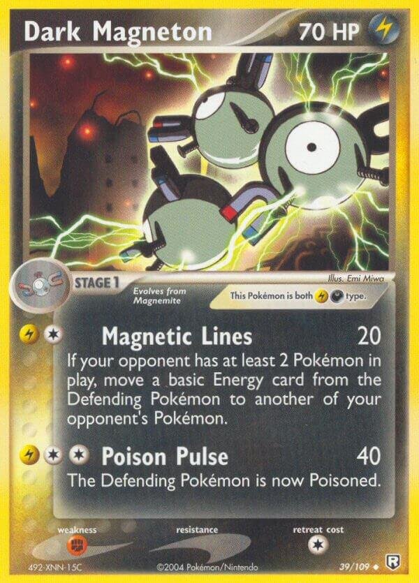 Dark Magneton 39/109 Normal Team Rocket Returns Dark Magneton 39/109 Normal Team Rocket Returns