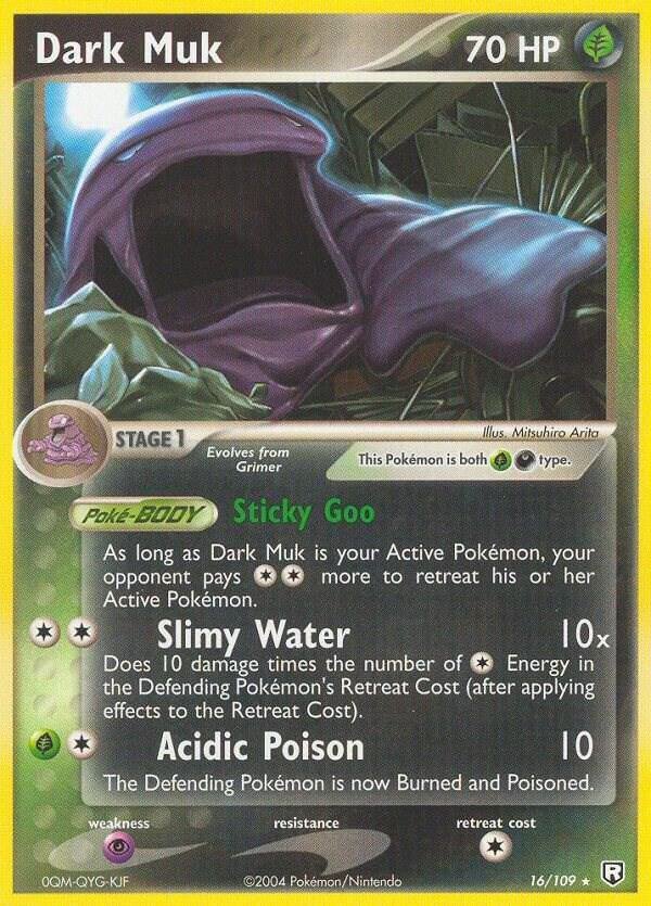 Dark Muk 16/109 Normal Team Rocket Returns Dark Muk 16/109 Normal Team Rocket Returns