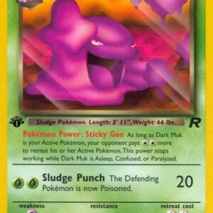 Dark Muk 41/82 1st Edition Team Rocket