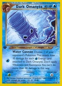 Dark Omanyte | 037/105 | Unlimited | Neo Destiny