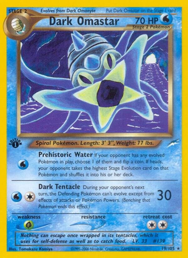 Dark Omastar 019/105 1st Edition Neo Destiny