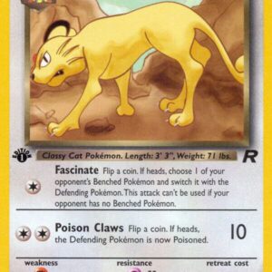 Dark Persian 42/82 1st Edition Team Rocket