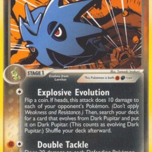 Dark Pupitar 040/109 Reverse Holofoil Team Rocket Returns