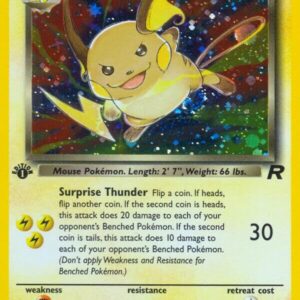Dark Raichu 83/82 Unlimited Holofoil Team Rocket Dark Raichu 83/82 Unlimited Holofoil Team Rocket