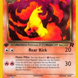 Dark Rapidash 44/82 1st Edition Team Rocket Dark Rapidash 44/82 1st Edition Team Rocket