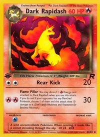 Dark Rapidash | 44/82 | Unlimited | Team Rocket