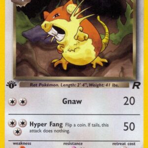 Dark Raticate 51/82 1st Edition Team Rocket