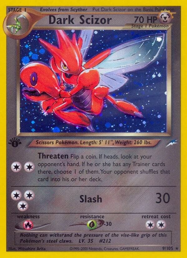 Dark Scizor 009/105 Unlimited Holofoil Neo Destiny