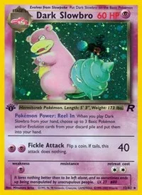 Dark Slowbro (12) | 12/82 | 1st Edition Holofoil | Team Rocket