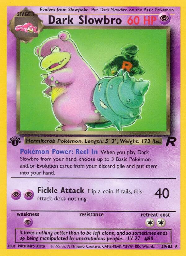 Dark Slowbro (29) 29/82 1st Edition Team Rocket