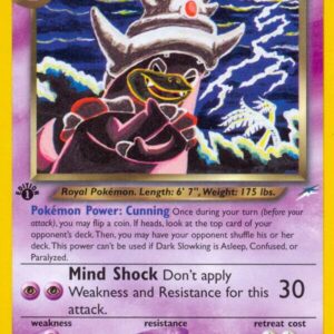 Dark Slowking 020/105 1st Edition Neo Destiny