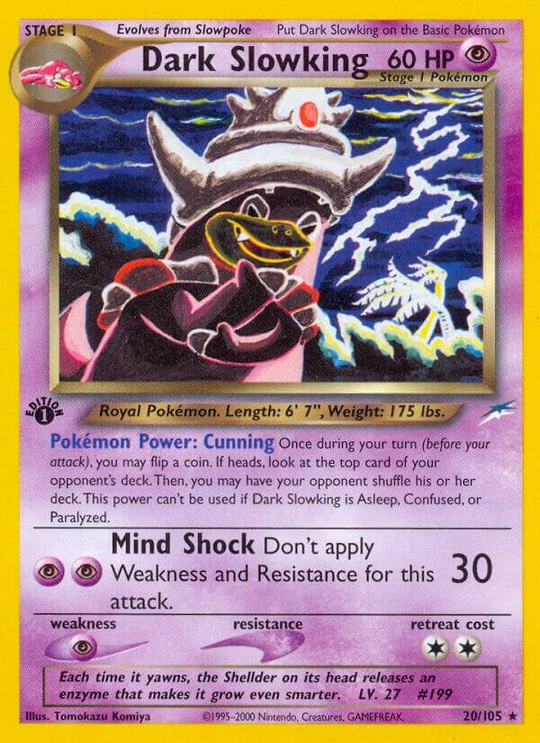Dark Slowking 020/105 Unlimited Neo Destiny Dark Slowking 020/105 Unlimited Neo Destiny