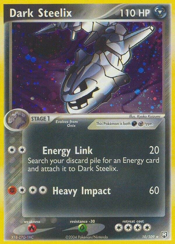 Dark Steelix 10/109 Reverse Holofoil Team Rocket Returns