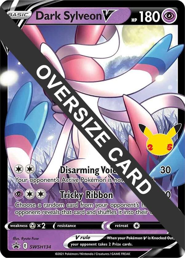 Dark Sylveon V SWSH134 Holofoil Jumbo Cards Dark Sylveon V SWSH134 Holofoil Jumbo Cards