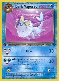 Dark Vaporeon | 45/82 | 1st Edition | Team Rocket