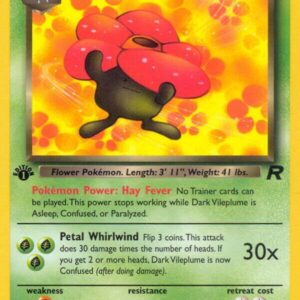 Dark Vileplume (30) 30/82 1st Edition Team Rocket