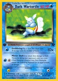 Dark Wartortle | 46/82 | 1st Edition | Team Rocket