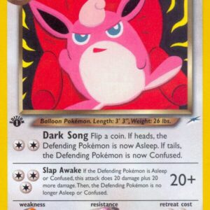 Dark Wigglytuff 040/105 1st Edition Neo Destiny Dark Wigglytuff 040/105 1st Edition Neo Destiny