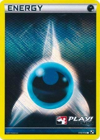 Darkness Energy 111/114 (Play! Pokemon) Holofoil League & Championship Cards