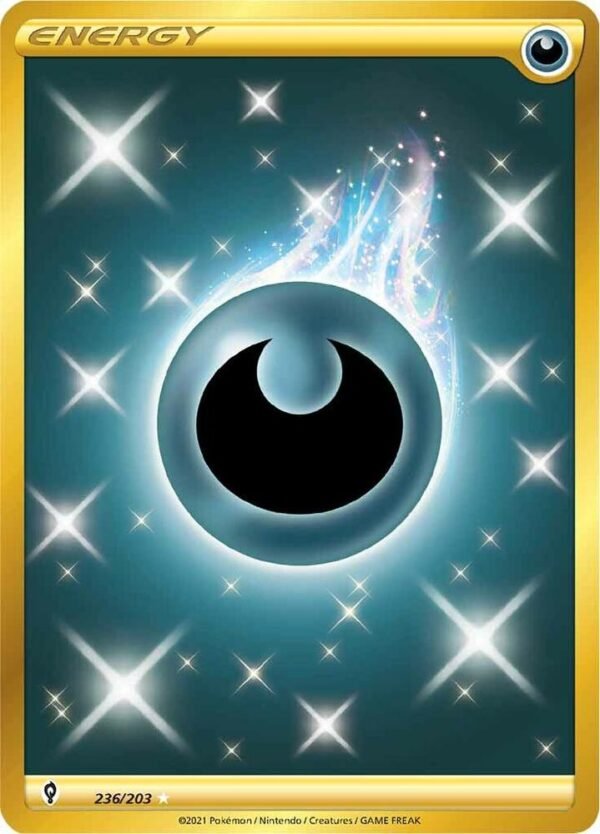 Darkness Energy (Secret) 236/203 Holofoil SWSH07: Evolving Skies