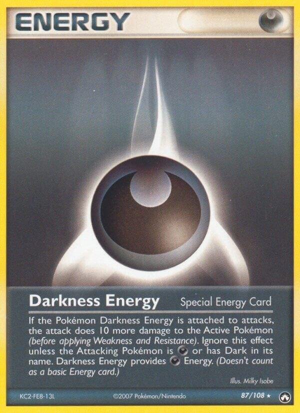 Darkness Energy (Special) 87/108 Reverse Holofoil Power Keepers
