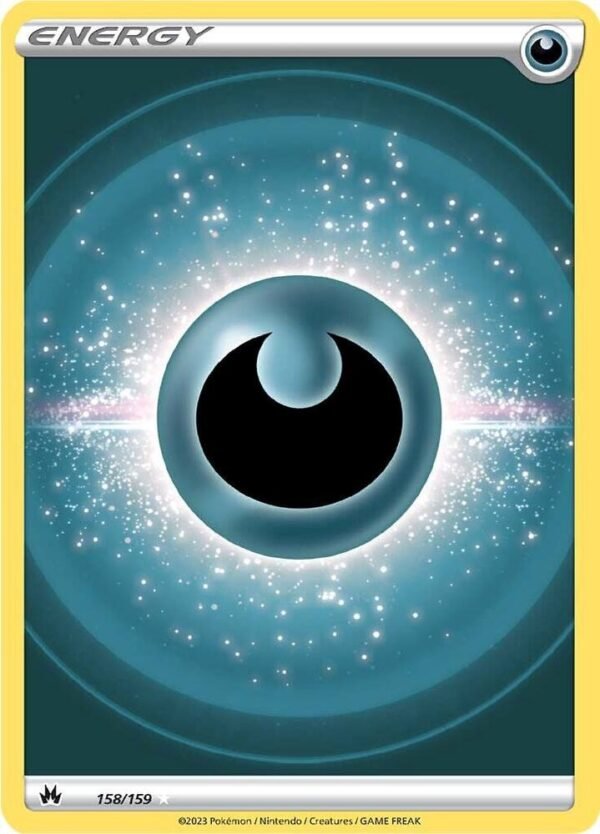Darkness Energy (Texture Full Art) 158/159 Holofoil Crown Zenith Darkness Energy (Texture Full Art) 158/159 Holofoil Crown Zenith