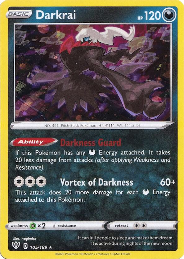 Darkrai 105/189 (Cosmos Holo) Holofoil Miscellaneous Cards & Products