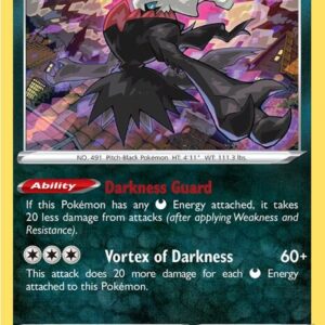 Darkrai 105/189 Reverse Holofoil SWSH03: Darkness Ablaze Darkrai 105/189 Reverse Holofoil SWSH03: Darkness Ablaze