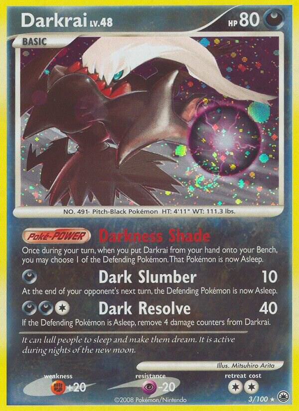 Darkrai 3/100 Holofoil Majestic Dawn Darkrai 3/100 Holofoil Majestic Dawn
