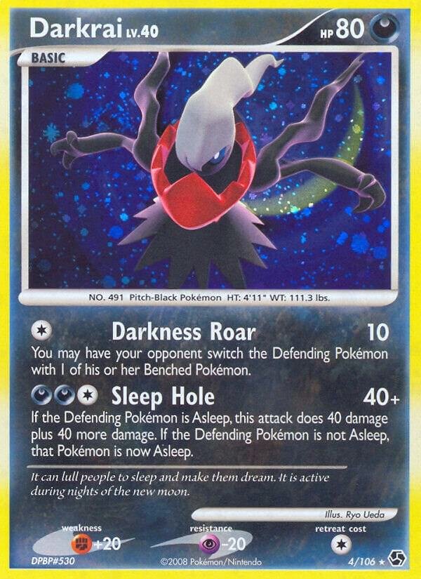 Darkrai (4) 4/106 Reverse Holofoil Great Encounters Darkrai (4) 4/106 Reverse Holofoil Great Encounters