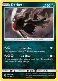 Darkrai | 87/147 | Holofoil | SM - Burning Shadows Darkrai | 87/147 | Holofoil | SM - Burning Shadows