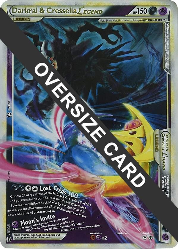 Darkrai & Cresselia Legend 99/102 & 100/102 (Single Oversized Promo) 099/102 & 100/102 Holofoil Jumbo Cards Darkrai & Cresselia Legend 99/102 & 100/102 (Single Oversized Promo) 099/102 & 100/102 Holofoil Jumbo Cards