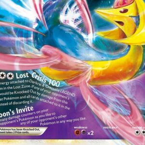 Darkrai & Cresselia Legend (Bottom) 100/102 Holofoil Triumphant