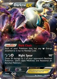 Darkrai EX | 63/108 | Holofoil | Dark Explorers
