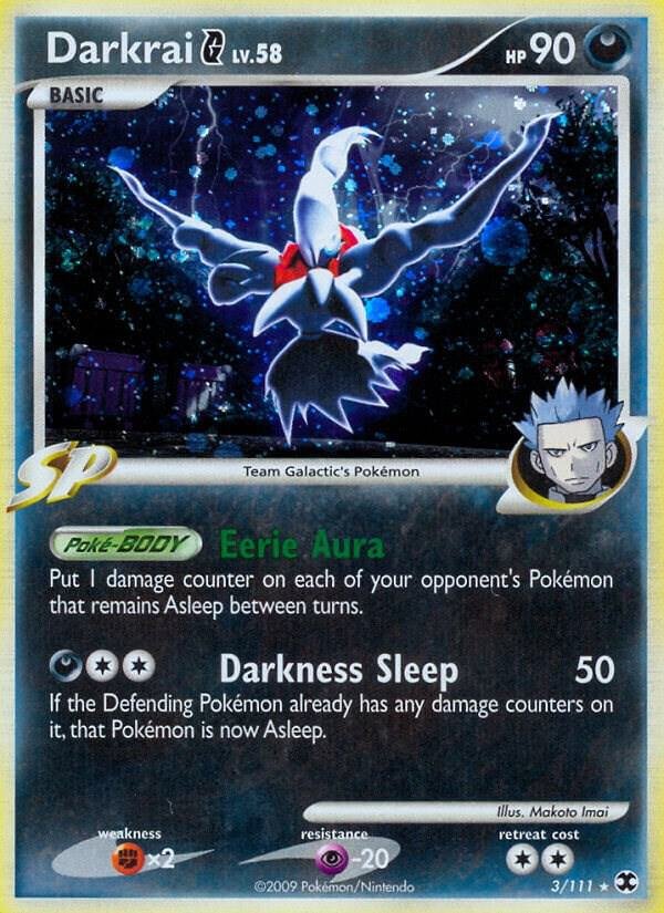 Darkrai G 3/111 Holofoil Rising Rivals Darkrai G 3/111 Holofoil Rising Rivals