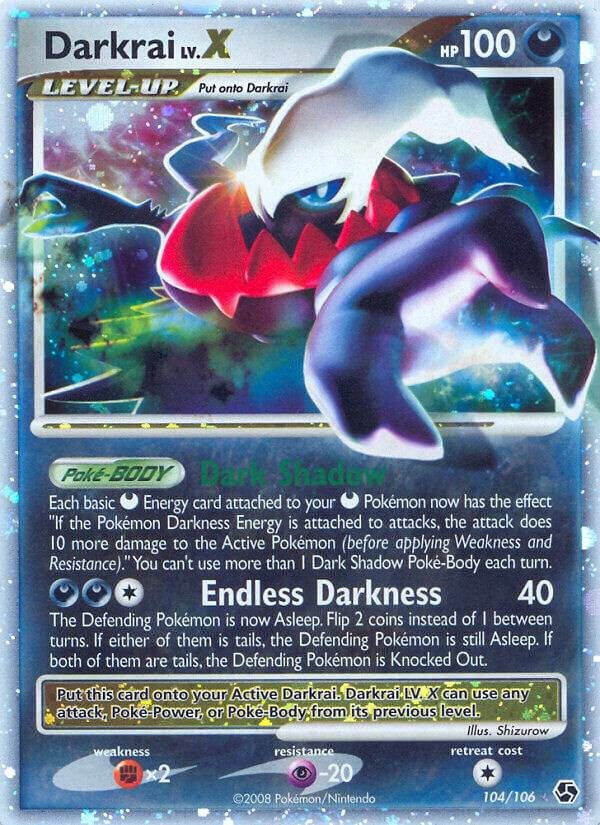 Darkrai LV.X 104/106 Holofoil Great Encounters