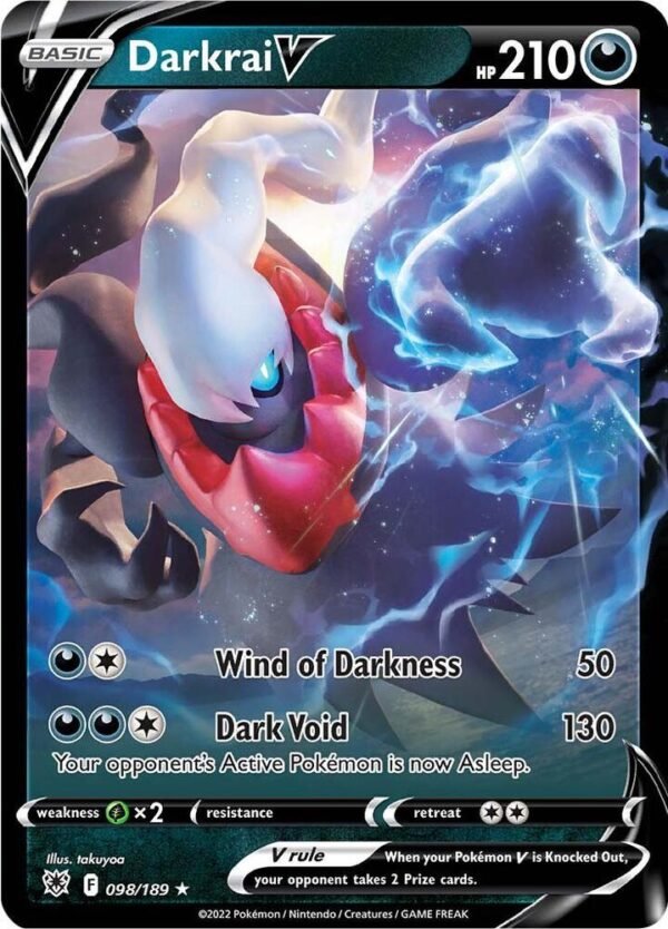 Darkrai V 098/189 Holofoil SWSH10: Astral Radiance