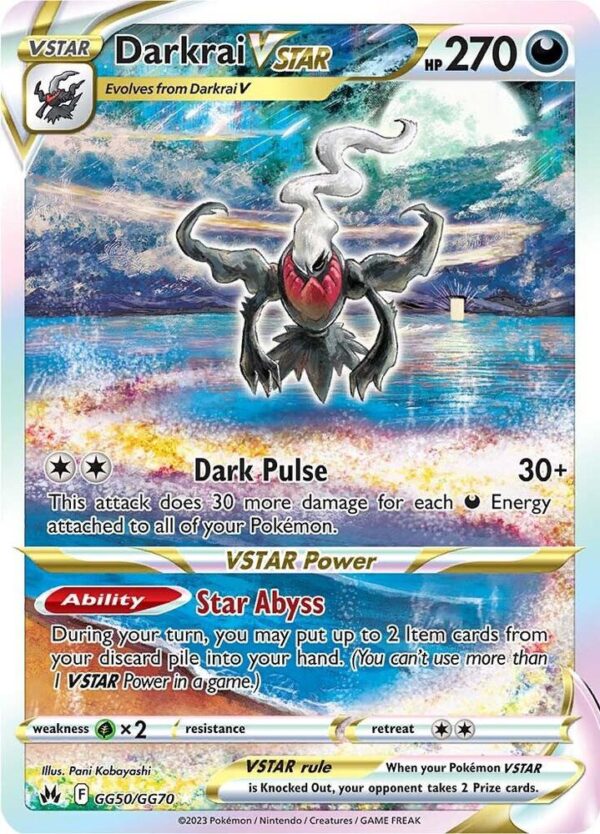 Darkrai VSTAR GG50/GG70 Holofoil Crown Zenith: Galarian Gallery