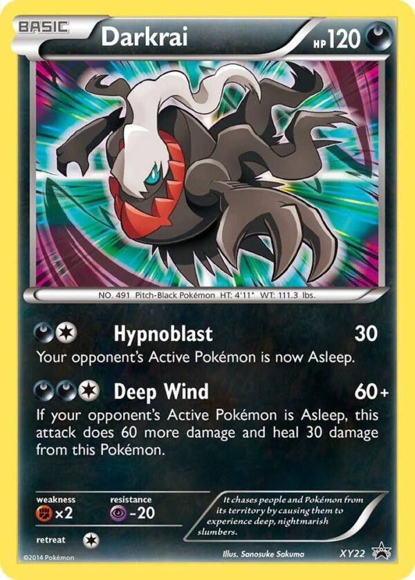 Darkrai XY22 Holofoil XY Promos Darkrai XY22 Holofoil XY Promos