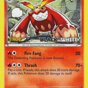 Darmanitan 25/114 (Prerelease) [Staff] Holofoil Black and White Promos