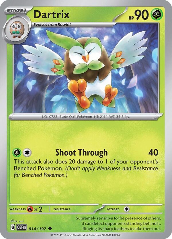 Dartrix 014/197 Normal SV03: Obsidian Flames