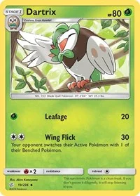 Dartrix | 19/236 | Reverse Holofoil | SM - Cosmic Eclipse