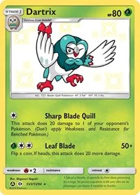 Dartrix | SV3/SV94 | Holofoil | Hidden Fates: Shiny Vault