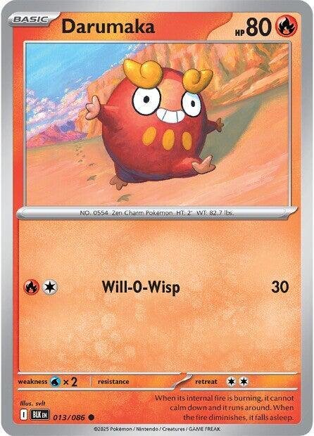 Darumaka 013/086 Reverse Holofoil SV: Black Bolt