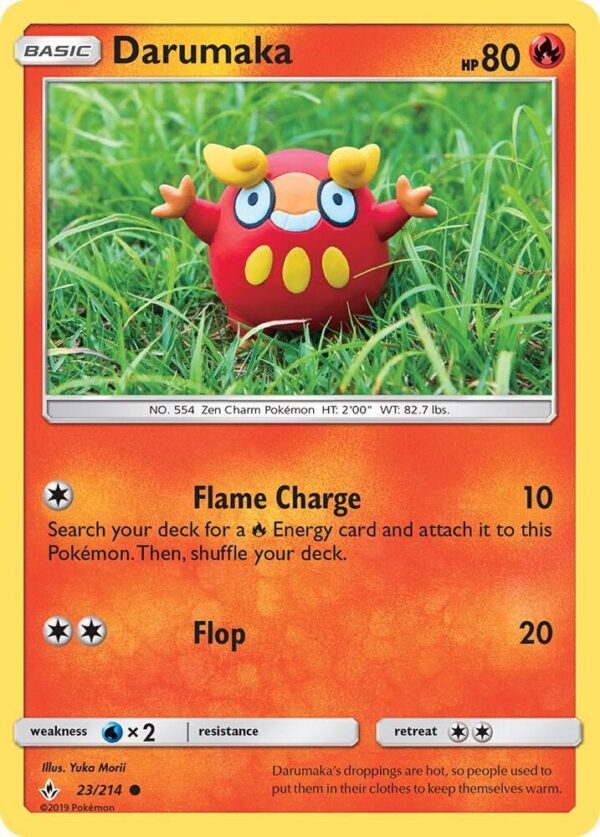 Darumaka 23/214 Reverse Holofoil SM – Unbroken Bonds Darumaka 23/214 Reverse Holofoil SM – Unbroken Bonds