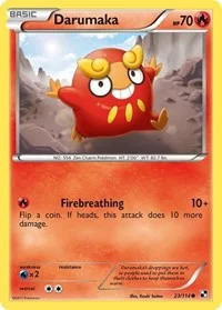 Darumaka (23) | 23/114 | Reverse Holofoil | Black and White