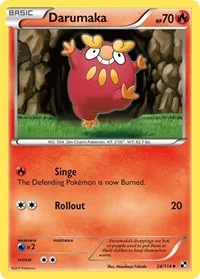 Darumaka (24) | 24/114 | Reverse Holofoil | Black and White