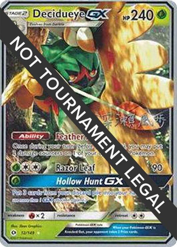 Decidueye GX 2017 (Kabu Fukase) 12/149 Normal World Championship Decks